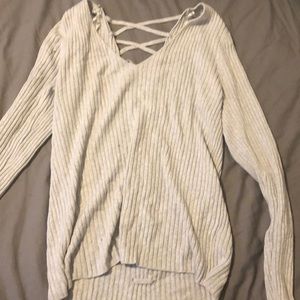 Size 12 grey long sleeve shirt